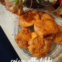 Crispy aloo tikki A picture of Crispy aloo tikki.
