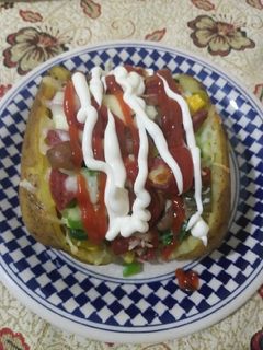 صورة لوصفة بطاطا كومبير