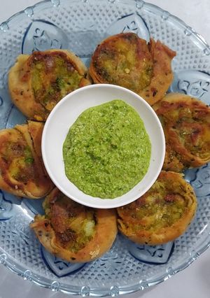 પીન વ્હીલ સમોસા રેસીપી મુખ્ય ફોટો