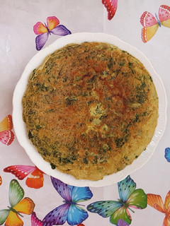 Una foto de Tortilla de kale