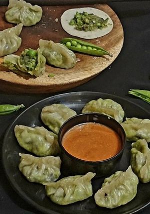 मटर मोमोज़ रेसिपी मुख्य फोटो