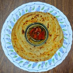 A picture of Lachcha Paratha.