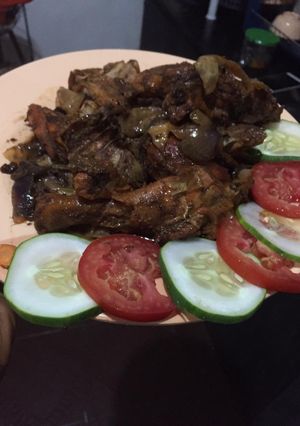 A picture of Easy bourbon chicken.