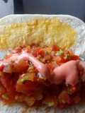 Perro caliente con sofrito (Hog dog)