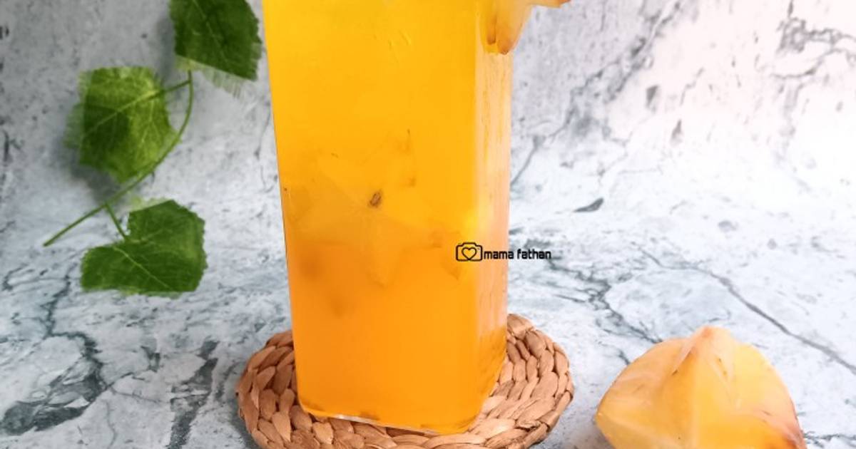 Resep Star Fruit Punch Oleh Mama Fathan - Cookpad