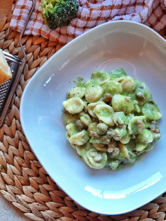 Foto di Orecchiette con salsiccia e crema di broccoli