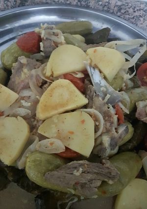 صورة لوصفة محاشي بالريش