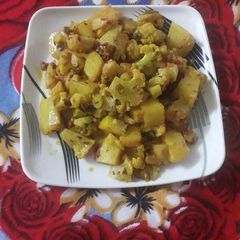 Aaloo gobi veg A picture of Aaloo gobi veg.