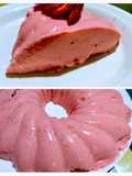 Cheesecake de fresa sin horno y sin azúcar