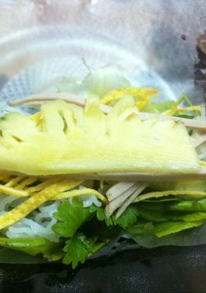 Hình của món Bún cuốn.