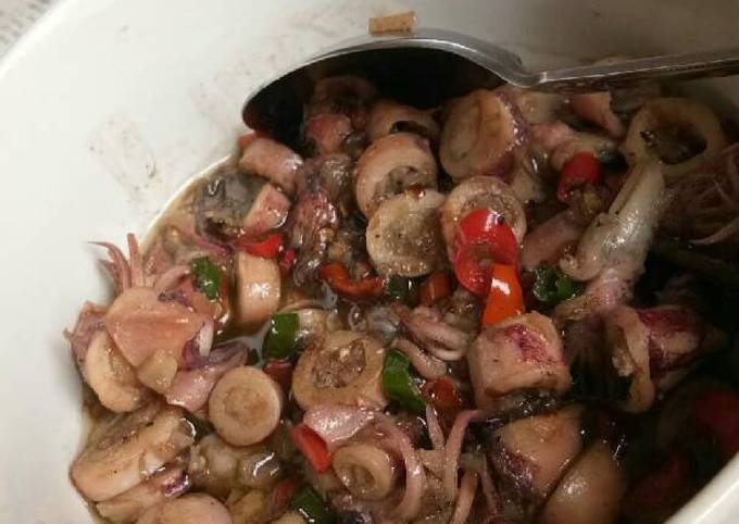 Resep Cumi Sotong Tumis Pedas Oleh Vintadya Dwi Nastiti Cookpad