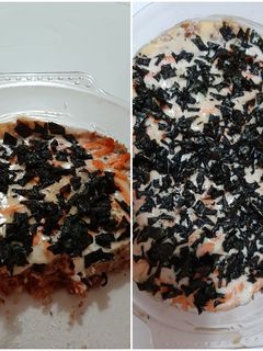Foto resep Salmon mentai nasi merah