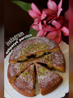 عکسی از دستور کیک سیب اتریشی با فر دستساز 🌸