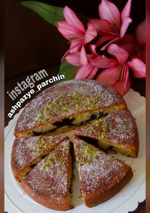 عکسی از دستور کیک سیب اتریشی با فر دستساز 🌸