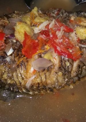 Foto resep Pecak ikan nila simpel