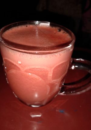 A picture of Carrot juice.