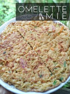 Foto resep Omelette Mie