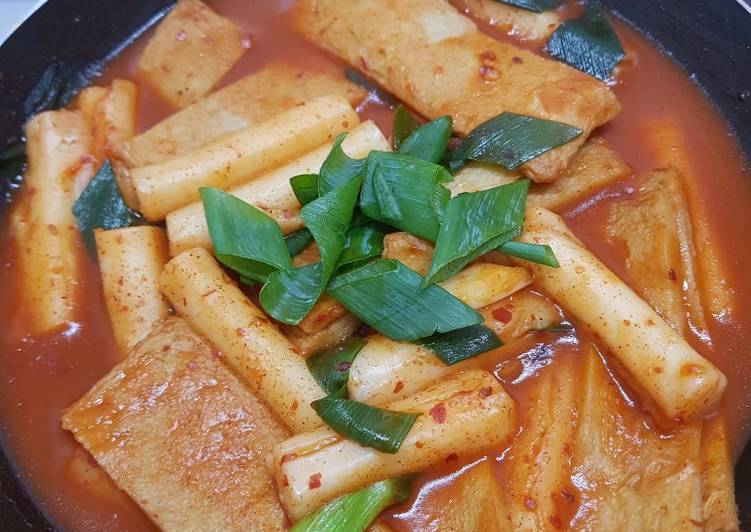 Tteokbokki (떡볶이) Kue Beras Korea