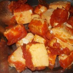 A picture of Fried cheese.