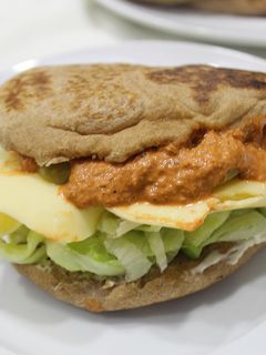Una foto de Pan pita integral a la sartén