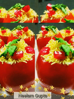 चटपटी टमाटर चाट(chatpati tamatar chaat recipe in hindi) रेसिपी मुख्य फोटो