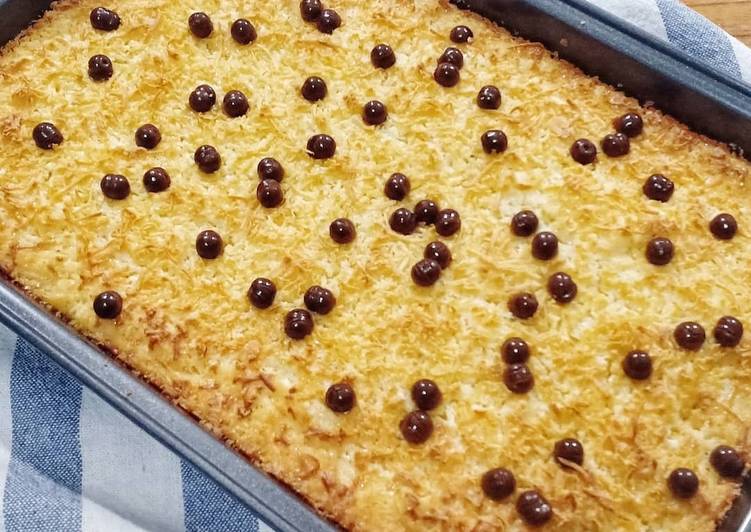 Masakan Unik Cake Singkong Keju Chocochips Ala Restoran