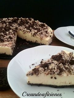 Una foto de Cheesecake de chocolate blanco