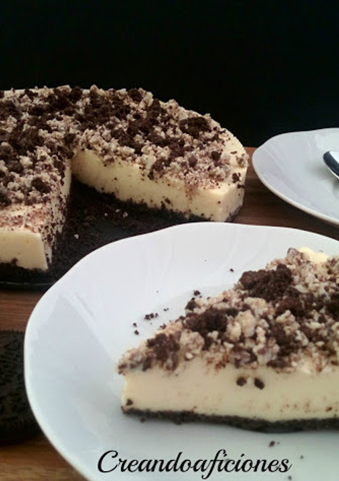 Una foto de Cheesecake de chocolate blanco
