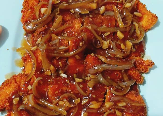 Resep Ayam Katsu Saos Teriyaki Anti Gagal