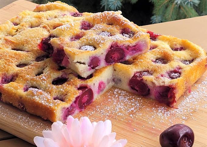 Clafoutis moelleux aux cerises