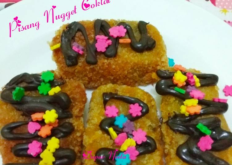 Pisang nugget coklat
