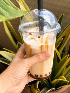 Hình của món Sữa tươi trân châu đường đen.