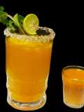 Ripe mango lemonade