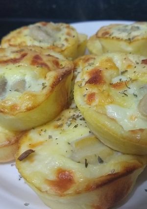 Una foto de Muffins salados de champiñones sin tacc