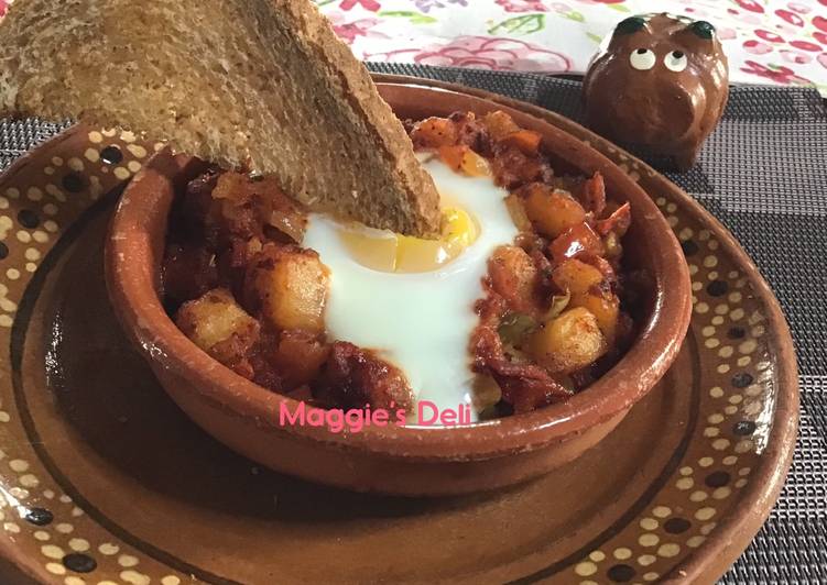 Huevos a la flamenca mexicanos