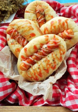 Foto resep Roti Pizza Sosis
