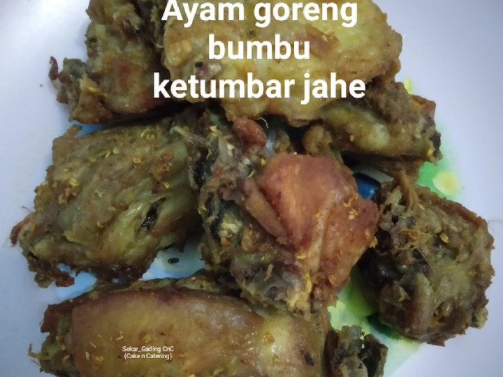 Resep Ayam goreng bumbu ketumbar jahe yang Lezat Sekali