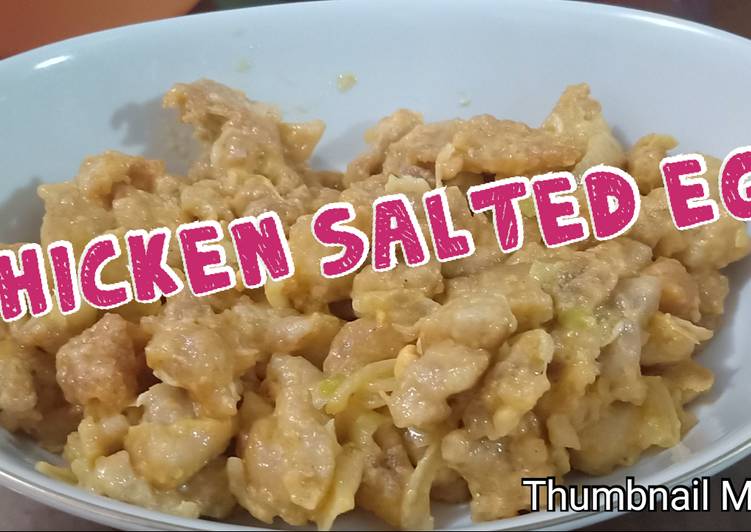 Resep Ayam Saus Telur Asin Chicken Salted Egg Oleh Dapur