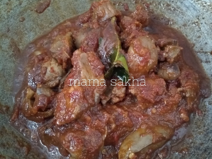 Resep Hati ampela ayam kecap pedas, Lezat