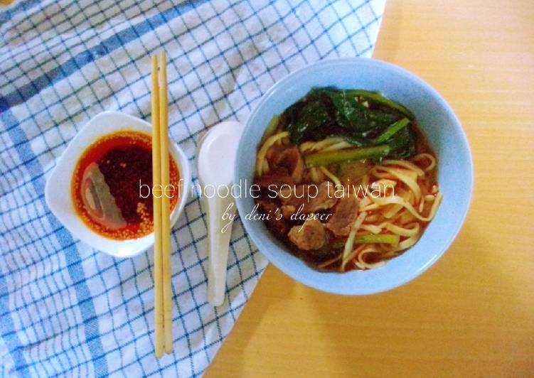 Beef Noodle Soup Taiwan