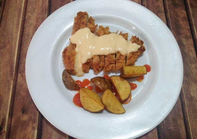 Resep Ayam Boneless Saus Keju Anti Gagal
