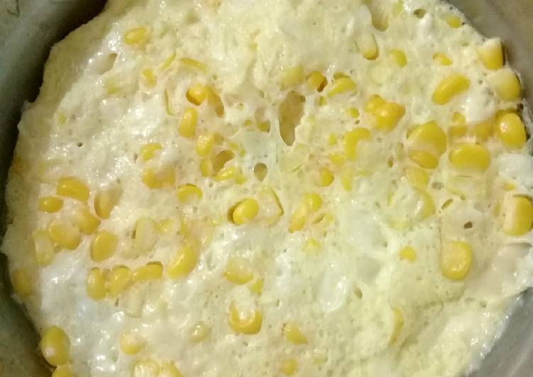 Cara Termudah Membuat Nasi jagung keju kukus Enak Banget