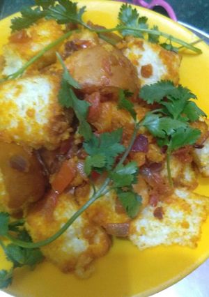 A picture of Masala pav.