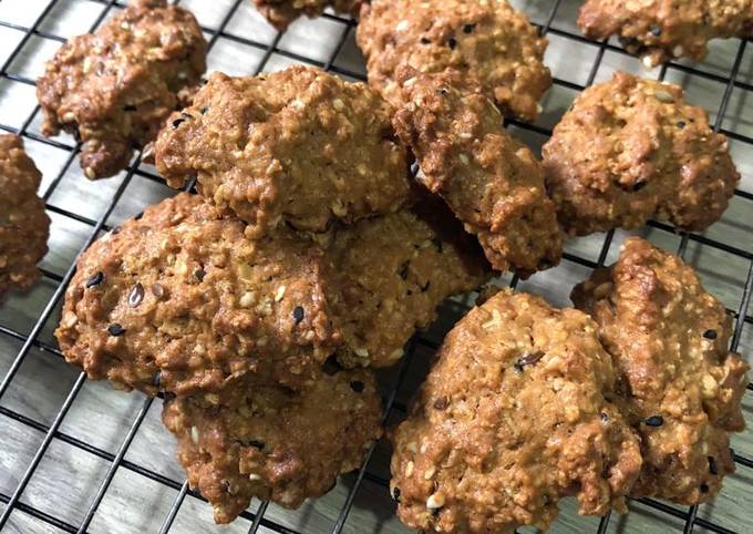 Resep Oat coffee cookies yang Bisa Manjain Lidah
