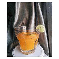A picture of Virgin Orange Mojito.