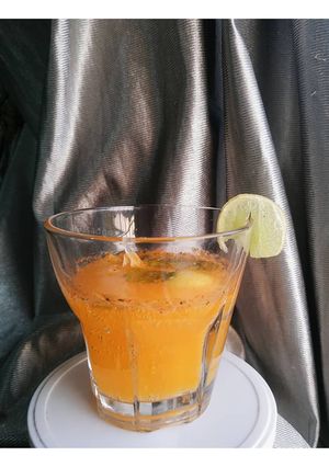 A picture of Virgin Orange Mojito.