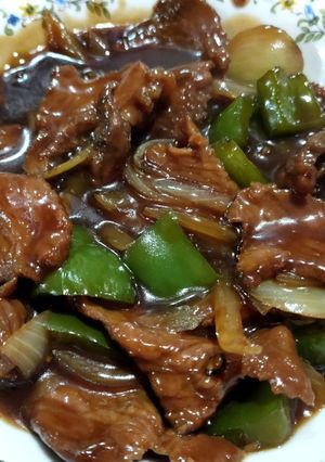 Foto resep 🌷daging saos lada hitam🌷
