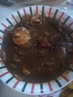 Una foto de Ternera con setas, estilo chino con Thermomix