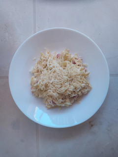 Una foto de Macarrones a la carbonara