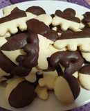 Galletitas con limón y chocolate